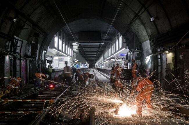 Chantier RVB du RER A